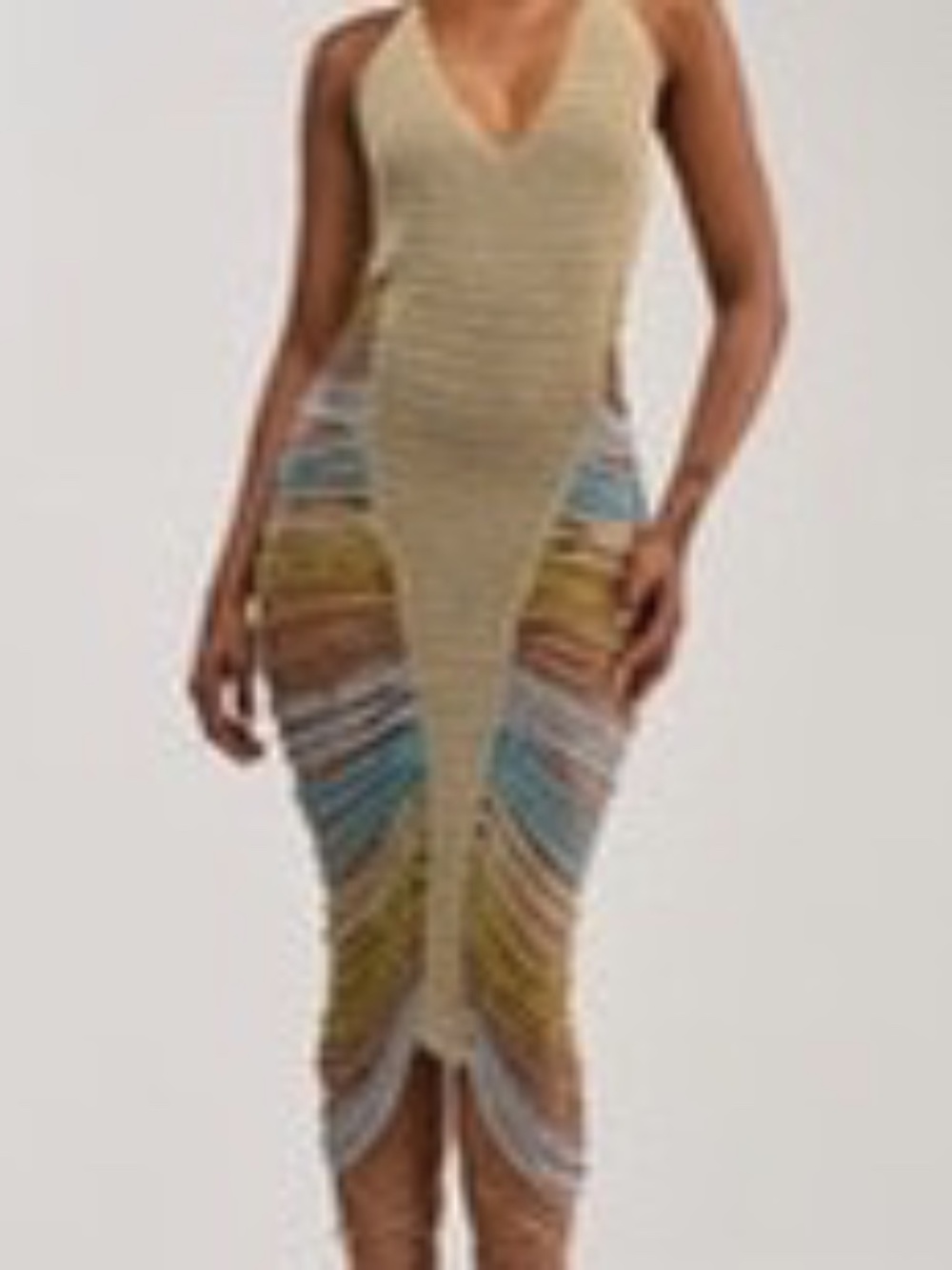 NOT PLAYING IT SAFE CROCHET MAXI DRESS